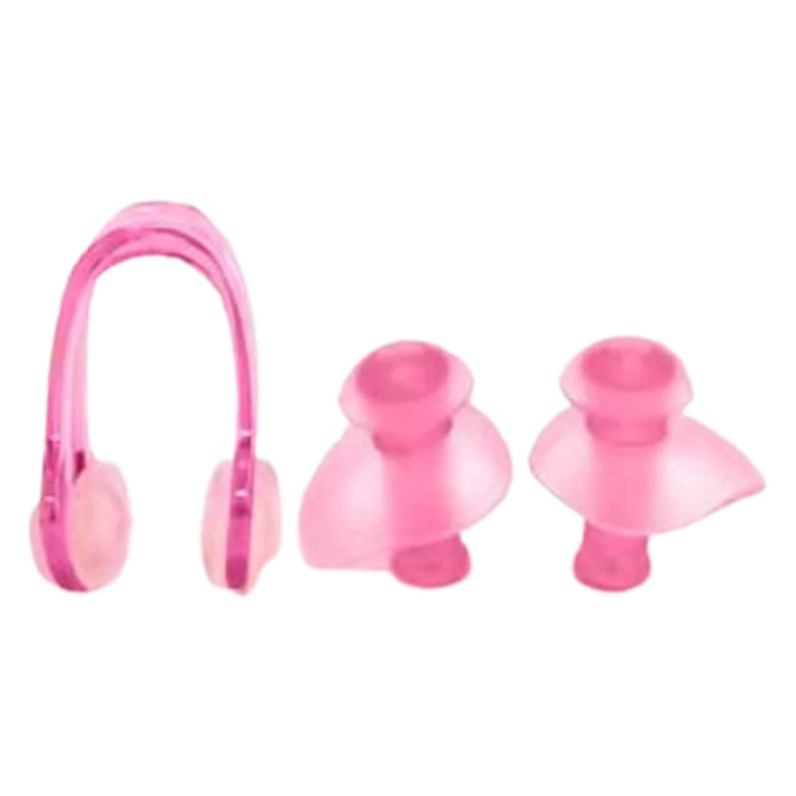 Nose Clip And Ear Plugs For Swimming Ear & Nose Protector Swimming Food-grade Silicone Gel Ear & Nose Protector For Adults Kids