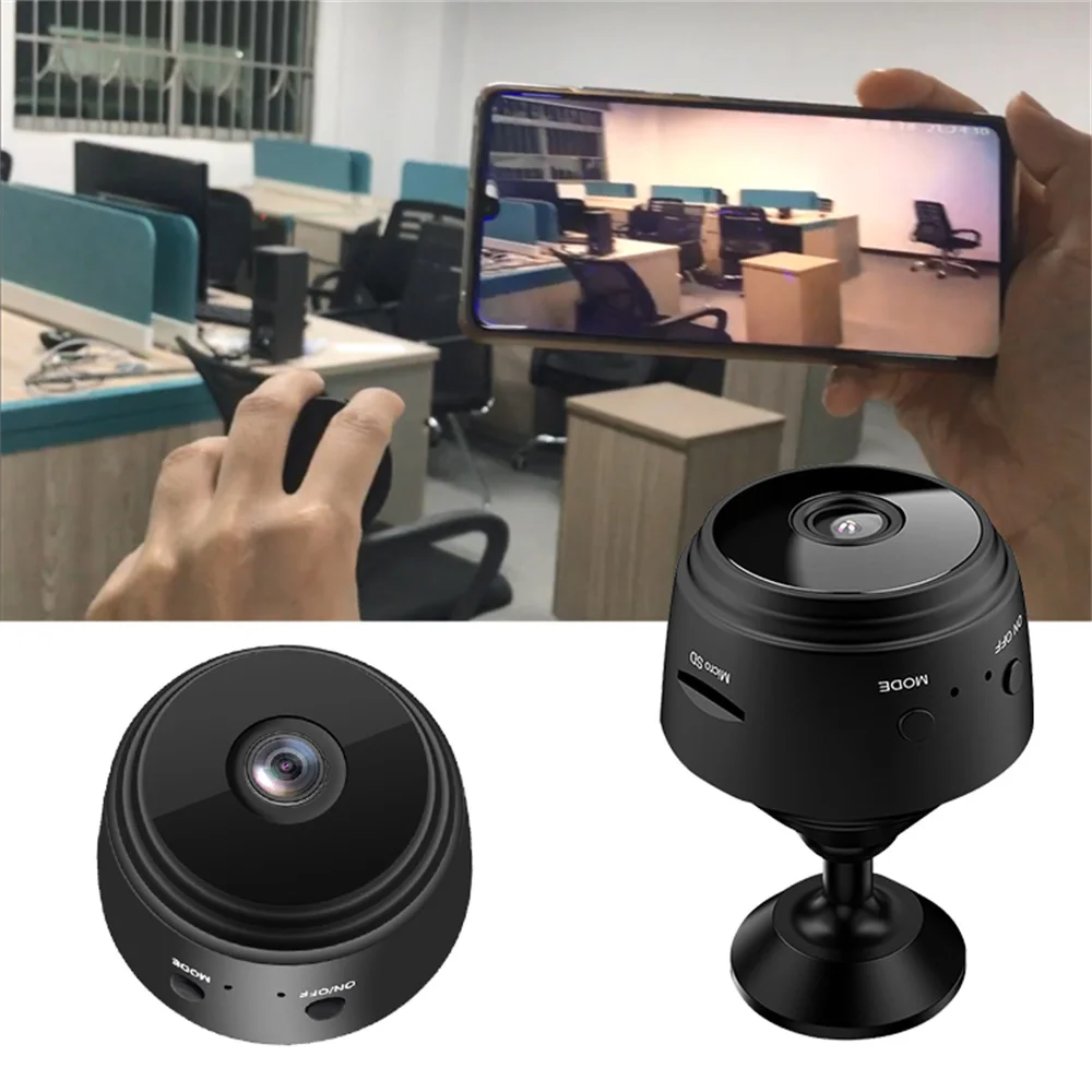 Mini caméra de surveillance IP WiFi HD 1080p, micro caméscopes sans fil, version nocturne, voix, vidéo, sécurité, maison intelligente, A9