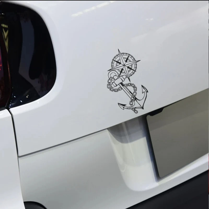 Personalized boat logo car decals, waterproof and sun-proof body decoration decals, large area scratch cover decals