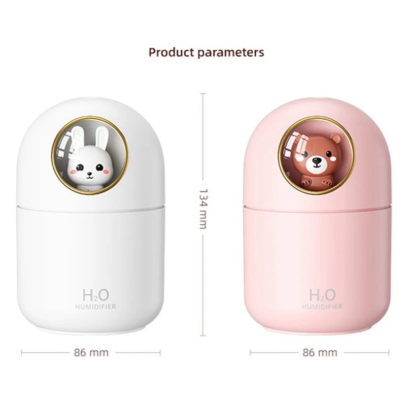 Nuovo umidificatore per cartoni animati USB muto simpatico diffusore di aromi per animali domestici idratante Desktop umidificatore a nebulizzazione per auto Mist Maker