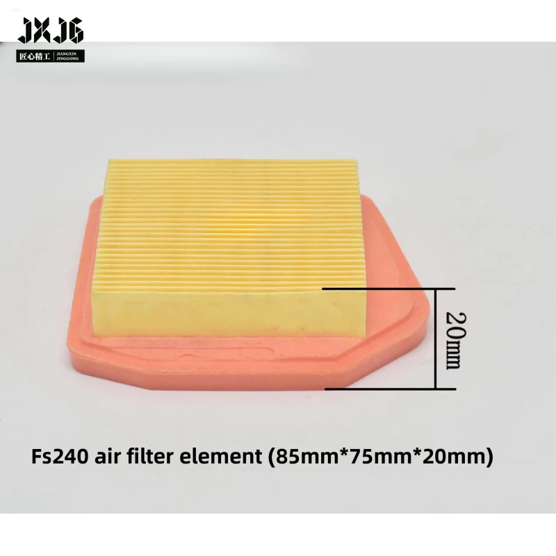 XMSJ 85×75×20mm Air Filter Element for Stihl FS240 Brush Cutter Grass Trimmer Garden Machinery Replacement Parts