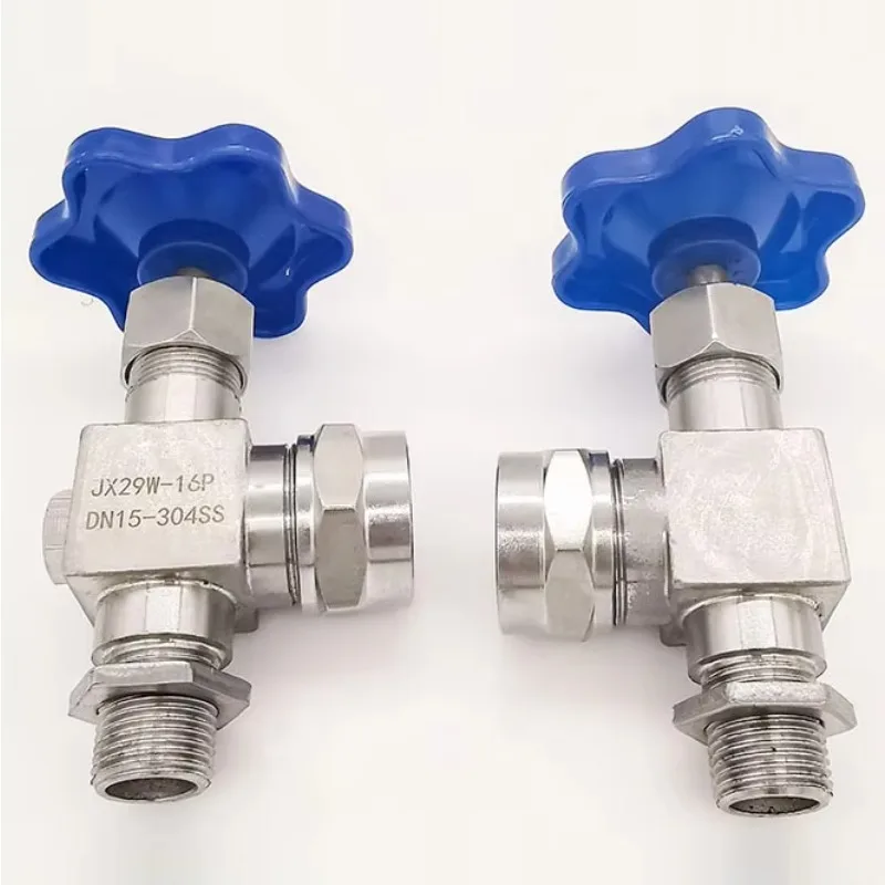 SUS304 Gauge COCK Water Level Pipe Elbow Steam Generator Boiler Accessories Water Level Window Liquid Level Gauge Valve