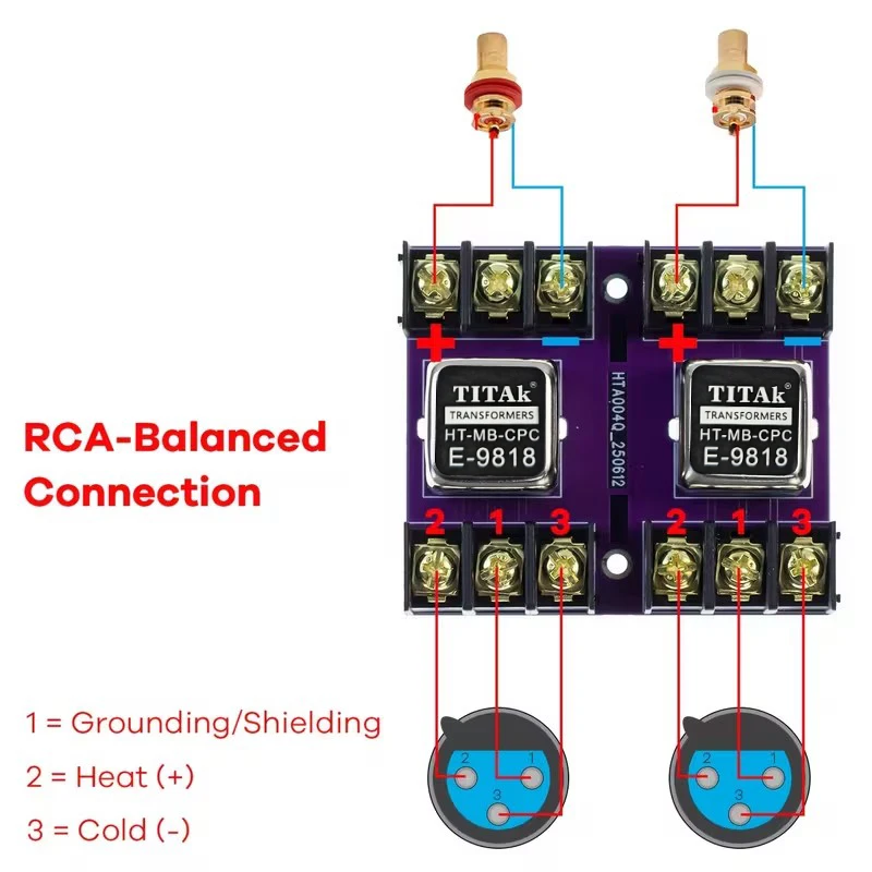 RCA XLR Permalloy Audio Isolation Transformer 600:600 20Hz-20KHz Balanced to Unbalanced Conversion Isolator Device view 4