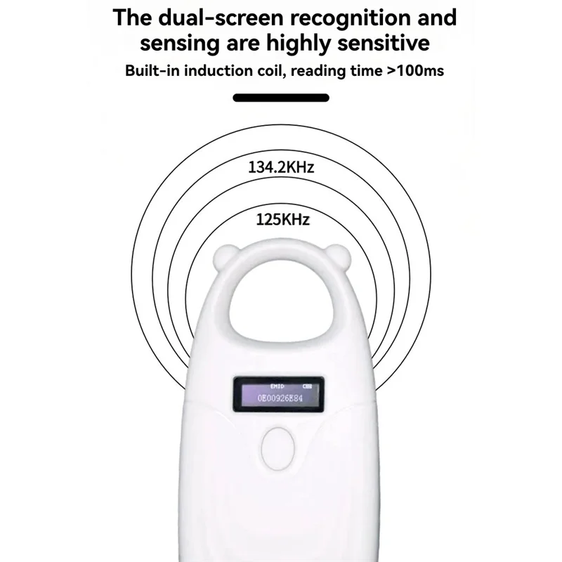AT41 ペット動物 RFID チップリーダーハンドヘルド 134.2Khz 125Khz EMID/FDX-B USB/Bluetooth 猫犬スキャナタグ