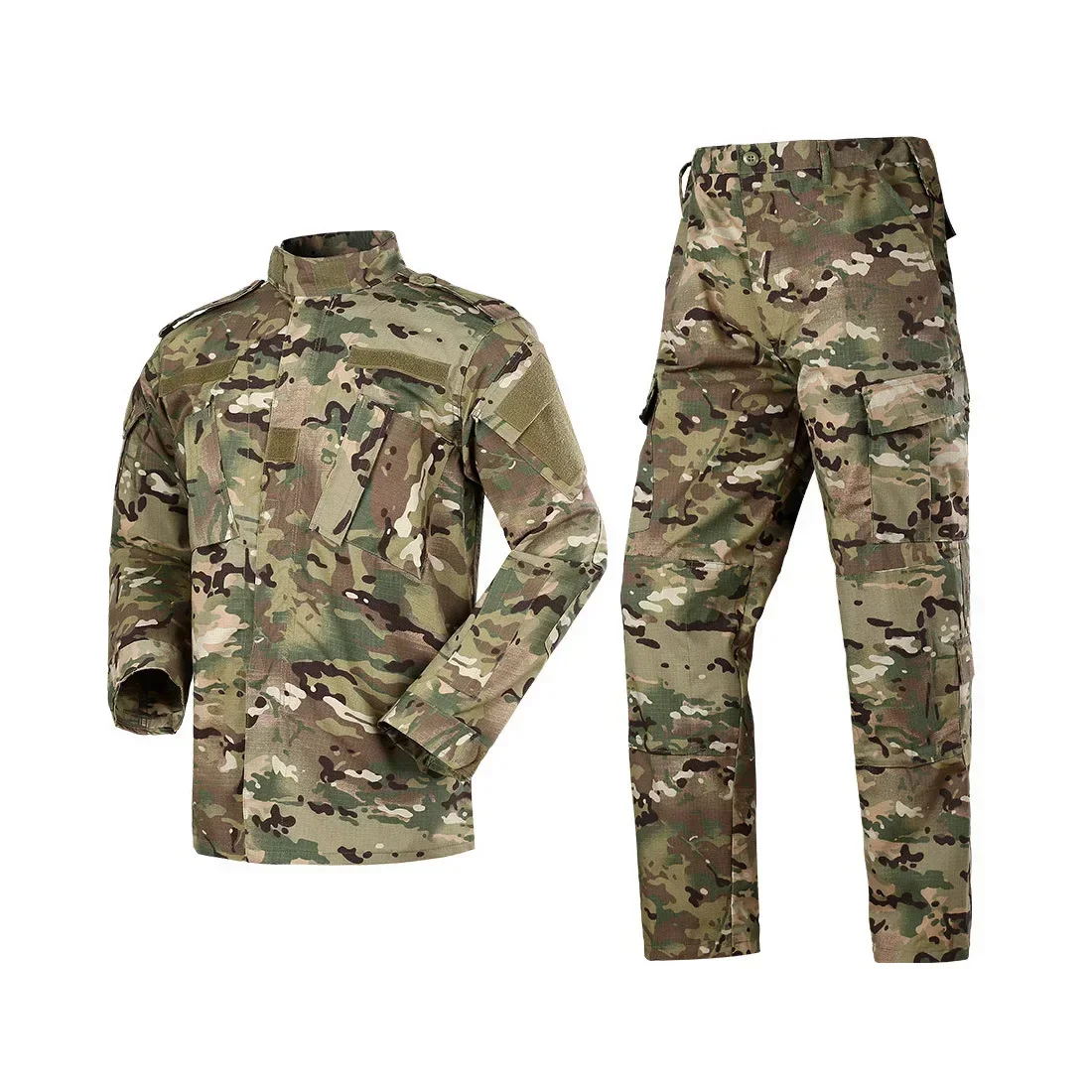 Nova jaqueta tática ternos airsoft uniforme camuflagem calças paintball ternos combate camiseta calças roupas de caça