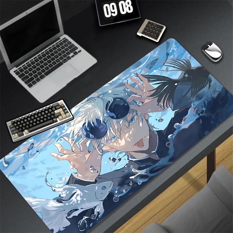 

Computer Gaming Accessories Cool Mousepad Office PC Mouse Pad Keyboard Pad J-jujutsu Kaisen Gojo Desk Decoracion Anime Desk Mat