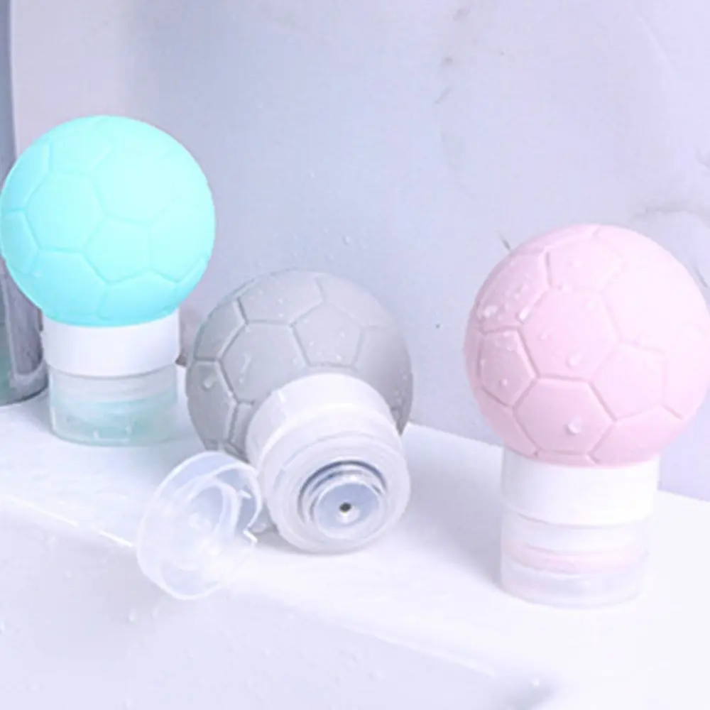 Soccer Ball Shaped Cosmetic Sample Organizer Leakproof Storage Travel Bottle Fragrance Refillable Bottle Vacuum Containers