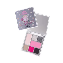 FLORTTE&MIKKO Eye Shadow Palette Nude Eyeshadow Makeup Set Matte Shimmer Glitter Pressed All Highly Pigmented Blending Powder