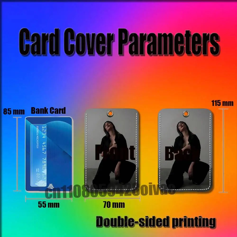 F-Faye Peraya Malisorn Y-Yoko Apasra For ID Clips Credit Bank Bag Bus Meal Card Holder Cover Pocket Ornament Keychain