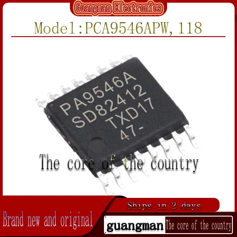

50PCS PCA9546APW,118 PA9546A Brand New Authentic TSSOP-16 4-channel I2C bus switch chip with reset