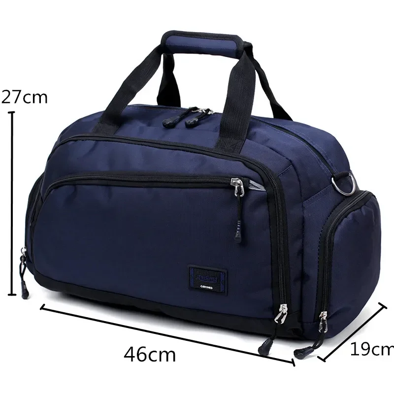 2024 Gym Bags Men Sports Fitness Pack Cylinder One Shoulder Sport Bag Women's Handbags Travel Bags Nylon Waterproof Handbag