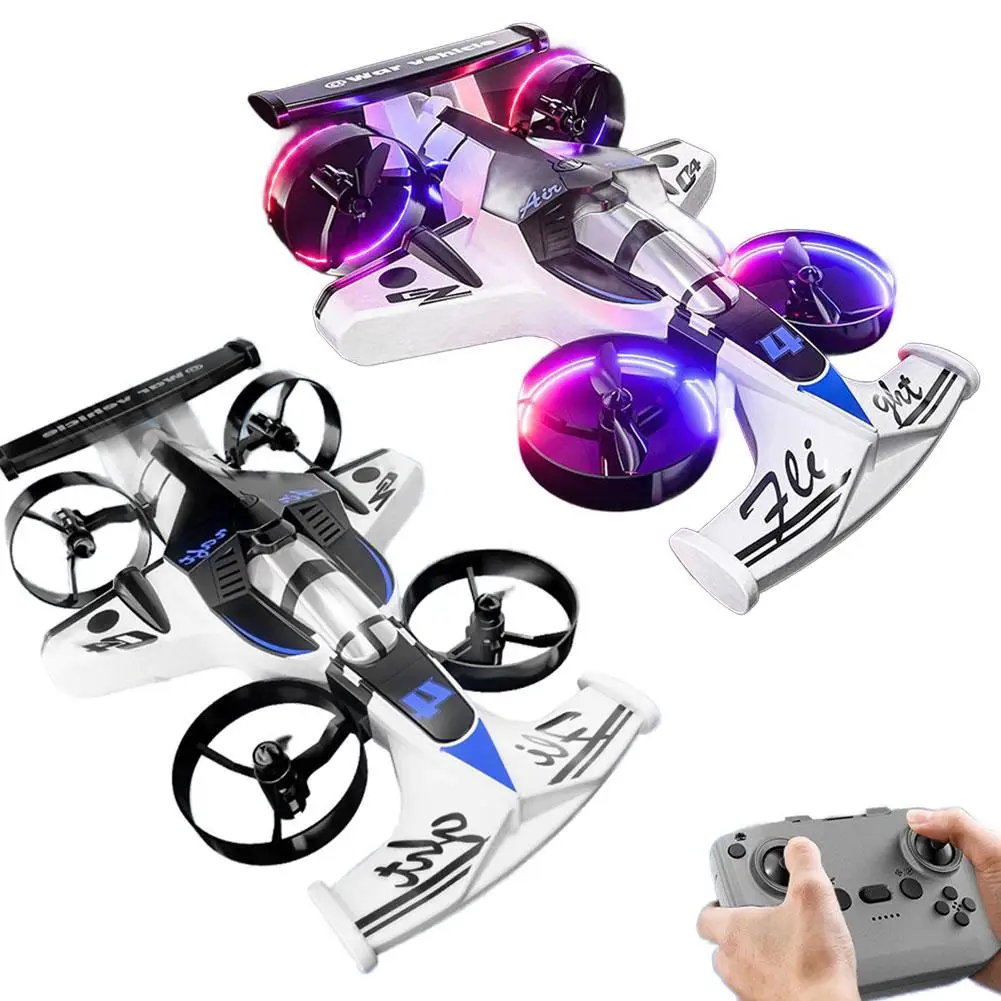 

2in1 Mini Drone Air-Ground Flying Car 2.4G Dual Mode Quadcopter Racing Professional RC Car Children Off-Road Toy Kid Adult Gifts
