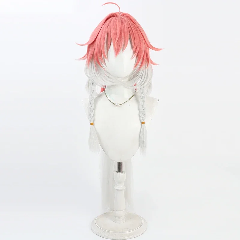 Game Wuthering Waves Changli Cosplay Wig Halloween Party Prop Synthetic Hair Heat Resistant Fiber + Wig Cap
