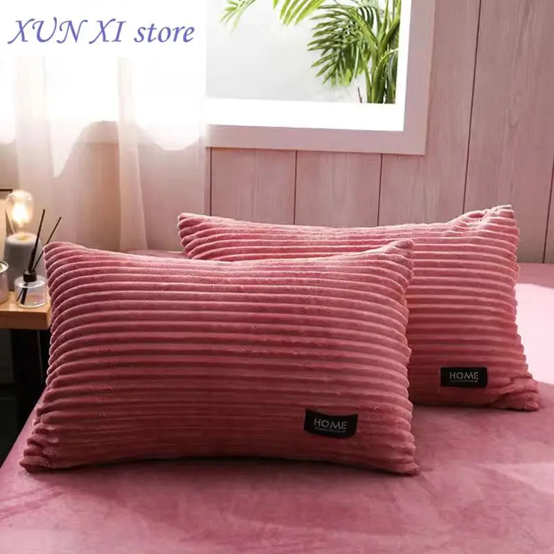 

New 2pc Thinken Winter Magic Velvet Pillowcase on bedding Warm and comfortable Home Decoration Pillow Covers