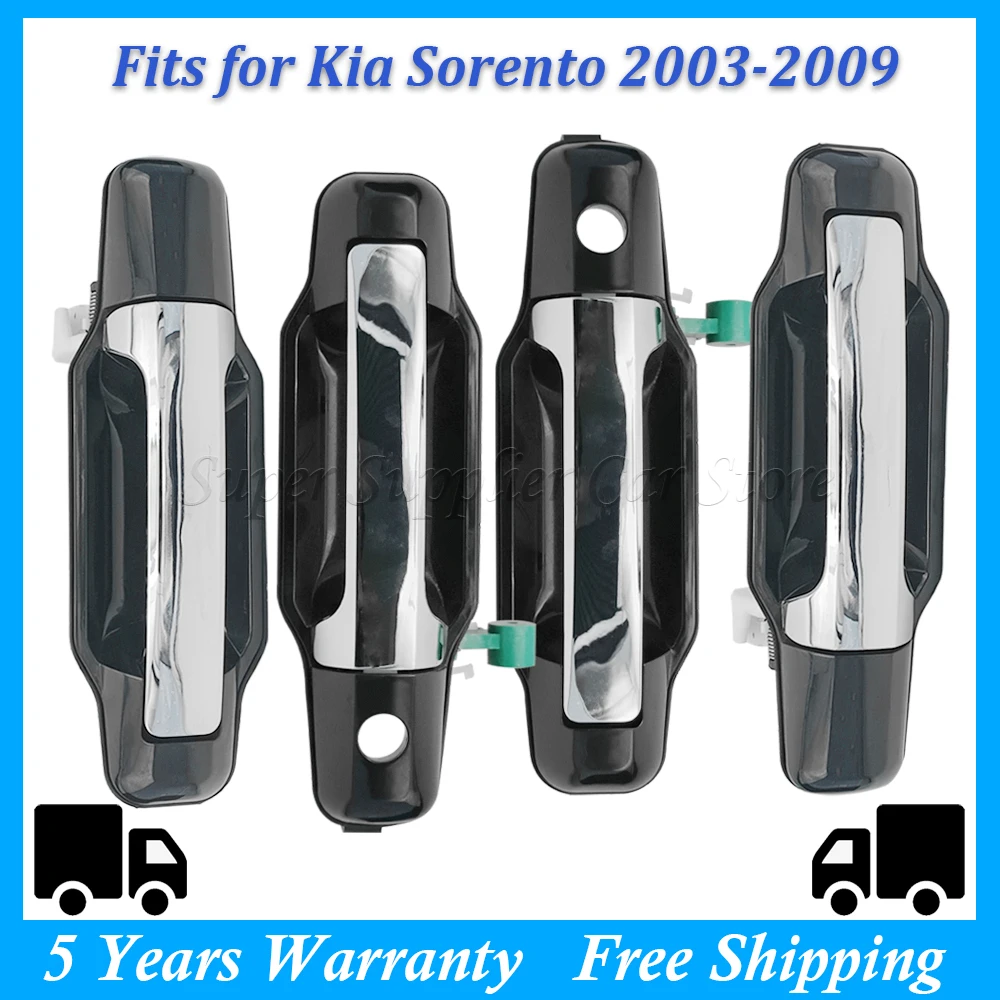 For Kia Sorento 2003 2004 2005-2009 Front Rear Left Right ABS Exterior Door Handle 826503E021 826603E021 836503E021 836603E021