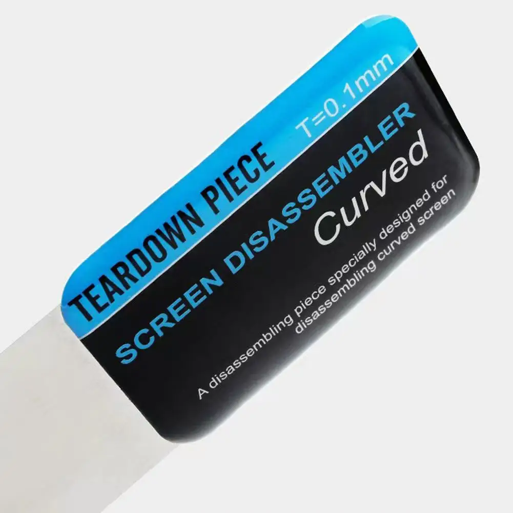 Ultra-thin Curved Stainless Steel Disassembly Pick, Metal Flexible, Tool Mobile Phone Curved Flat Frame, Screen, Non-deform P0I9