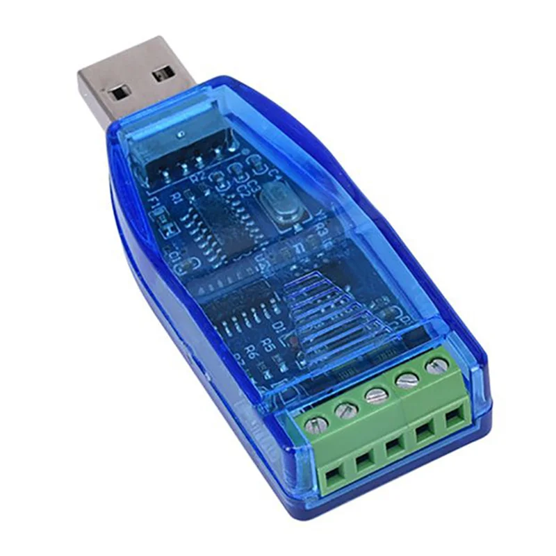 

ELECT-8Pcs USB-RS485 Преобразователь Изолирующий модуль Обновление Промышленный телевизор Защита от электростатического разряда CH340E Стандартная плата разъема RS-485