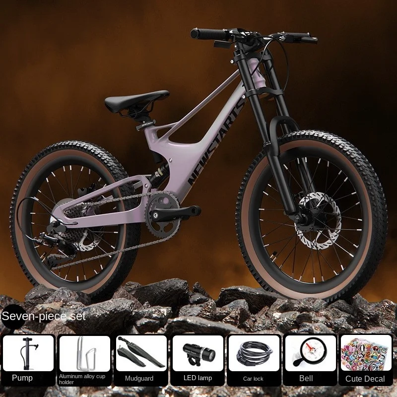 WOLFACE 22 Inch Variable Speed Disc Brake Shock-absorbing Bicycle Student Magnesium Alloy Mountain Bike Outdoor Sports Road Bike