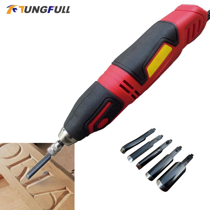 Woodworking Engraving Machine Electric Carving Knife Small Carved Diy Electrical Tools For Root Carving Carpentry Carving head