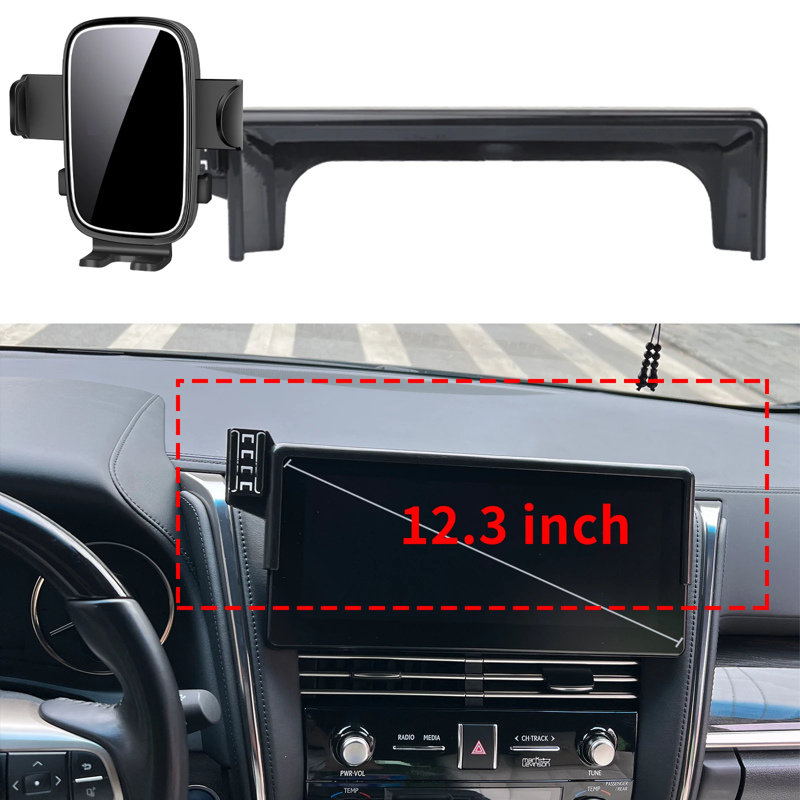 

fit for Lexus LM 2020 2021 2022 Custom Fit Phone Holder Mount Dashboard Screen Base No Drill Car​​ accessoires