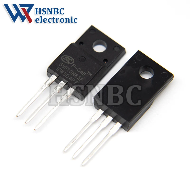 10PCS SVF10N65F 10N65 SVF10N65 TO-220F 10A 650V N-channel Power MOSFET Transistor 100% New Original