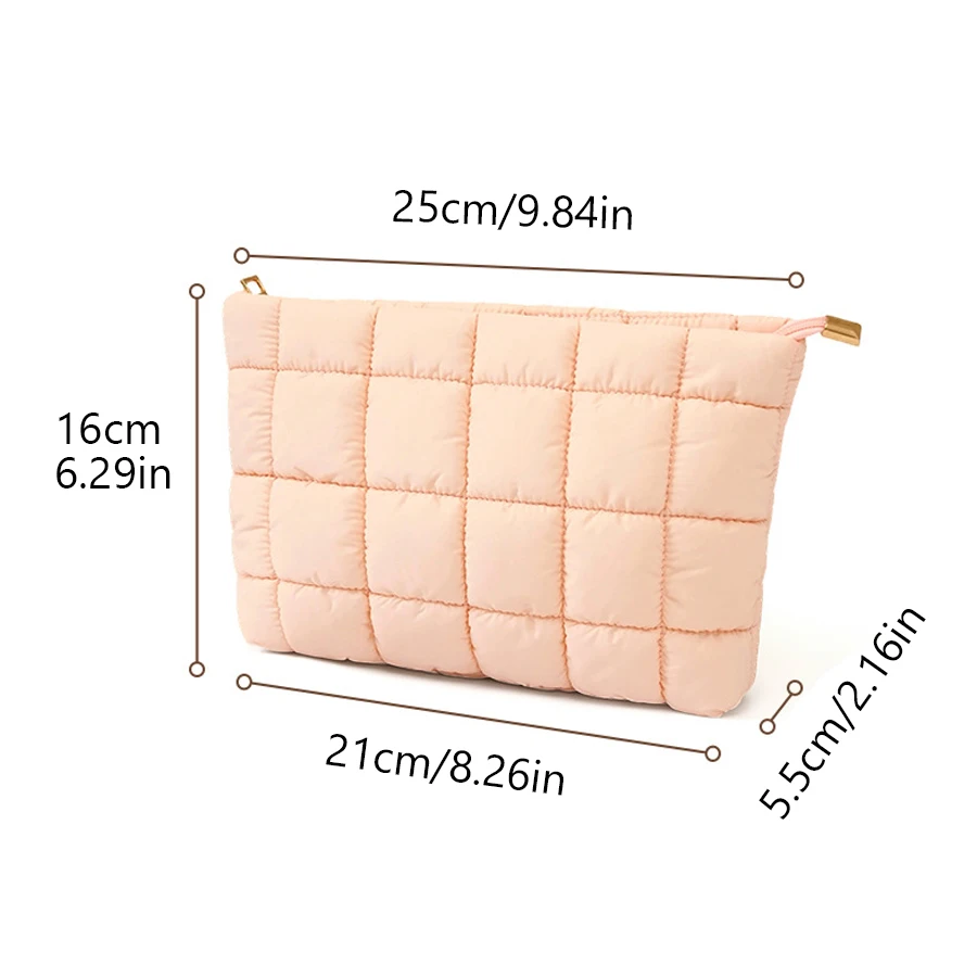 Large Capacity Cosmetic Bag |   Fashionable and Portable Toiletry Storage Bag, Dual-Purpose for Travel and Daily Use, Available in Various Colors.