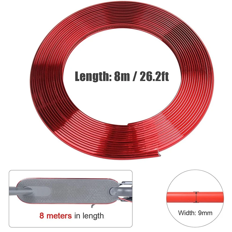 衝突防止電動スクーター,バンパー,保護ストリップ,スケートボード装飾,2 m