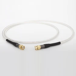 Preffair X414 Silver Plated 75 ohm Digital Hifi Audio Gold-Plate BNC Cable High Fidelity Digital Cable