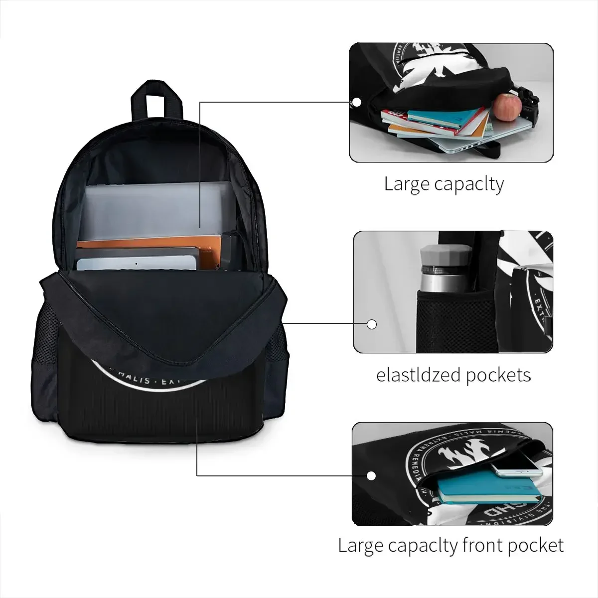 The Division 2 Shd Strategic Homeland Division Backpacks Boys Girls Bookbag Students School Bags Travel Rucksack Shoulder Bag
