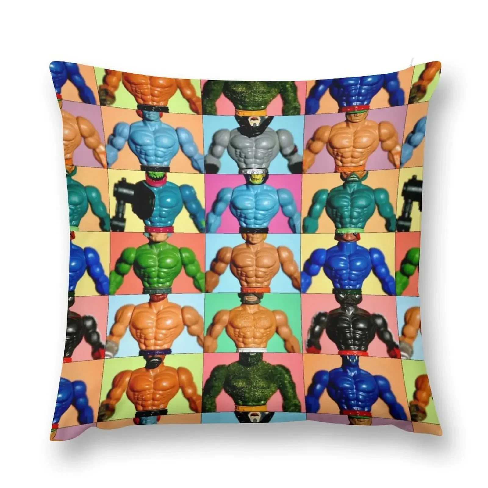 Masters of the Universe Mosaic ? He-Man Mosaic ? He-Men Mosaic ? Three-Legged Dane Throw Pillow Cushions Cover pillow