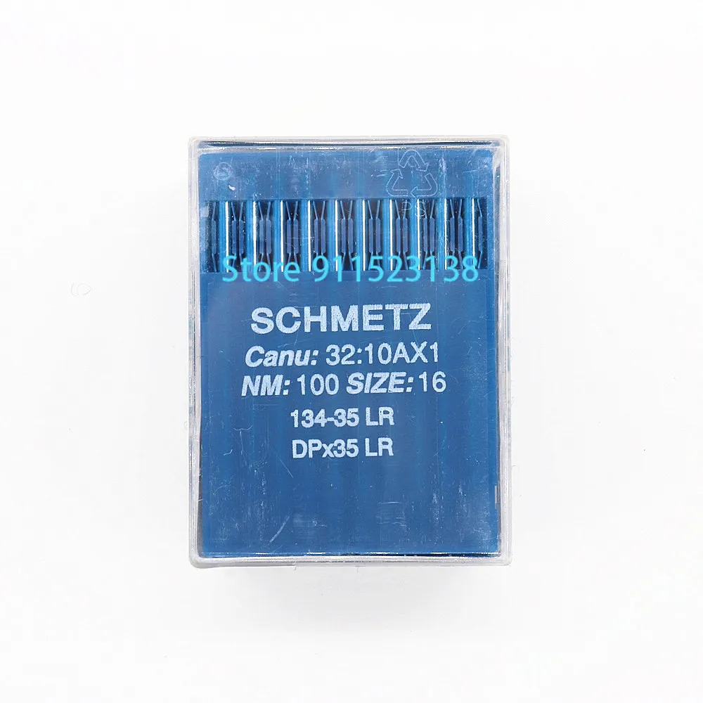 

100 Pcs Genuine Schmetz Sewing Needle 134-35 LR DPx35 LR Nm 90/14 100/16 110/18 120/19 130/21 For Industrial Sewing Machine