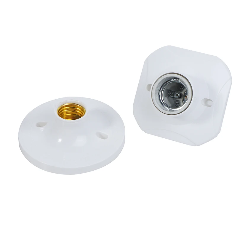 INDA-Support d'Ampoule LED Rond, Base de Douille de Plafonnier Industriel, Applique Murale