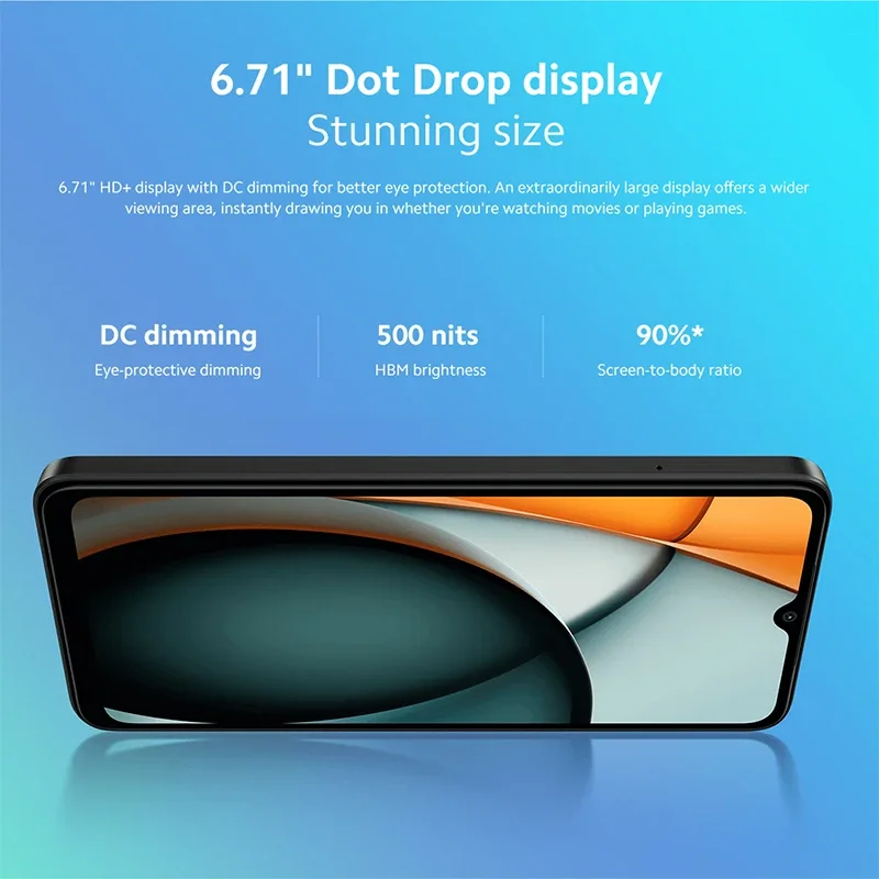 Xiaomi redmi a3 globale version smartphone media tek helio g36 6,71 zoll hd bildschirm dual kamera 5000mah akku 10w schnell ladung