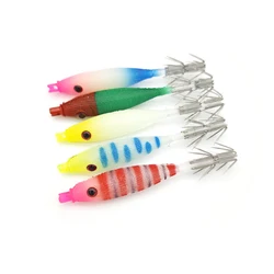 Squid Hook bait Length 8cm Soft Squid Jig Outdoor Seawater Fishing Lure