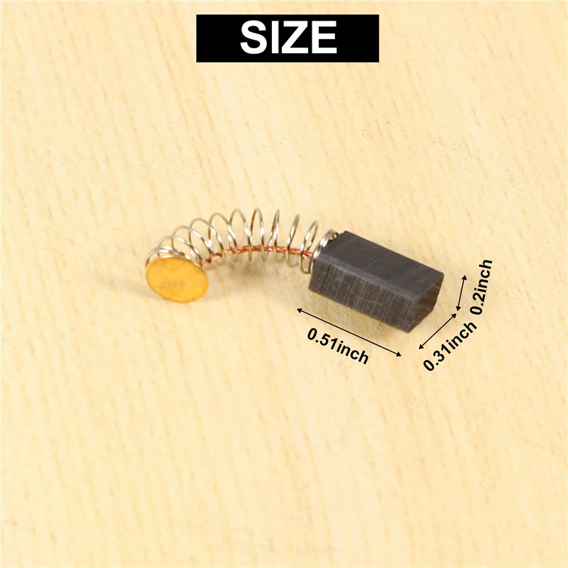 5 Paar Motor Koolborstels 13Mm X 8Mm X 5Mm Universele Vervangingsonderdelen Voor Elektrisch Gereedschap Voor Haakse Slijper Orbitale Schuurmachine