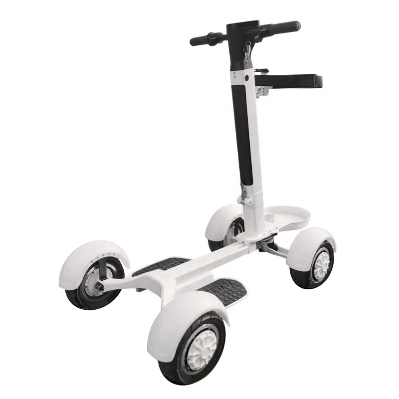 10 Inch 1000W DC Motor 4-wheel Golf Electric Scooter Dual Motor White Golf Cart Mobility Electric Golf Trolley Scooter Foldable