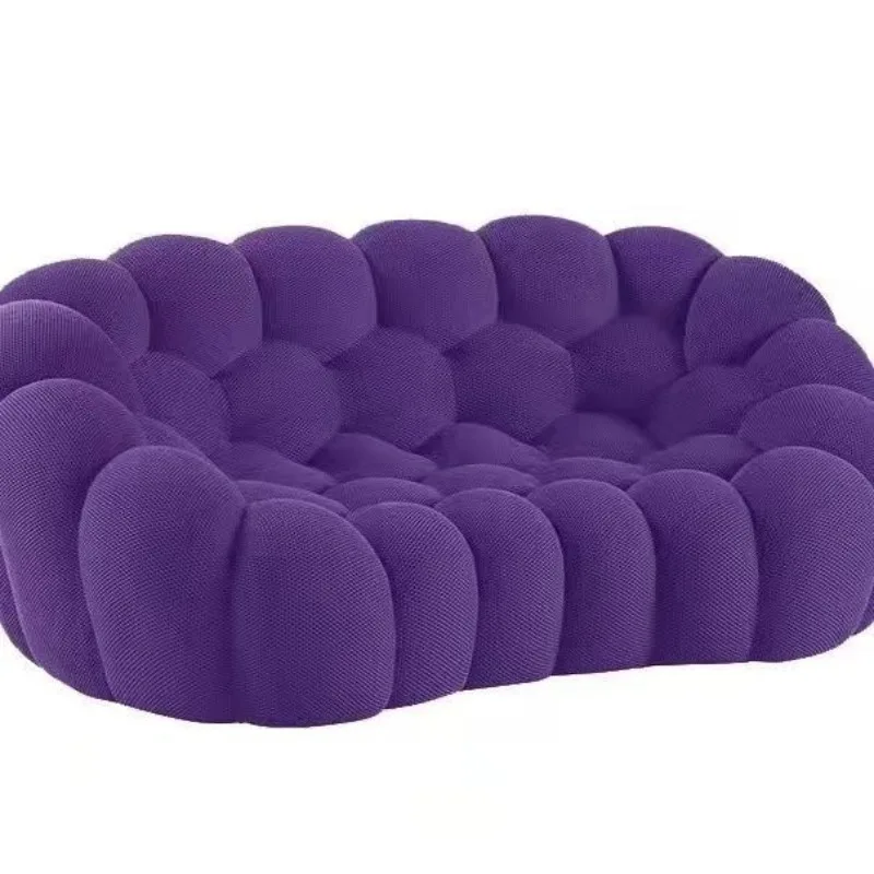 

Minimalist modern minimalist personality living room light luxury designer football bubble creative curved sofa