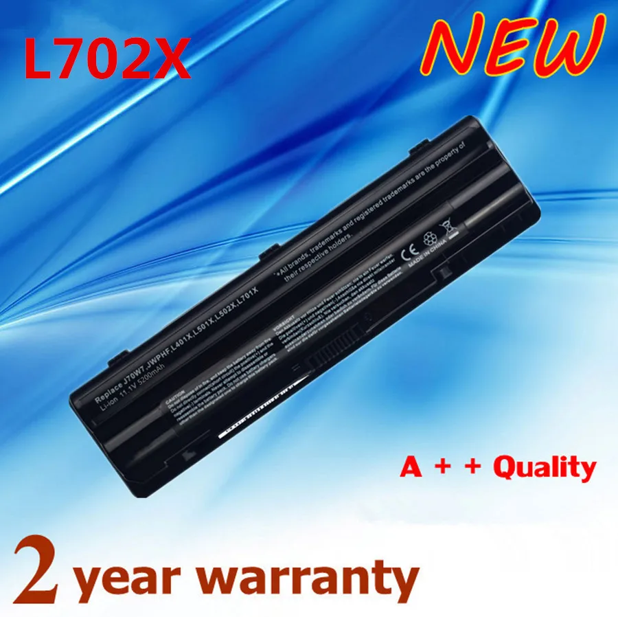 L702x Laptop Battery For DELL XPS 14 15 17 14D 15D 17D L401x L501x  L502x L701x 312-1123 312-1127 J70W7 JWPHF R795X WHXY3