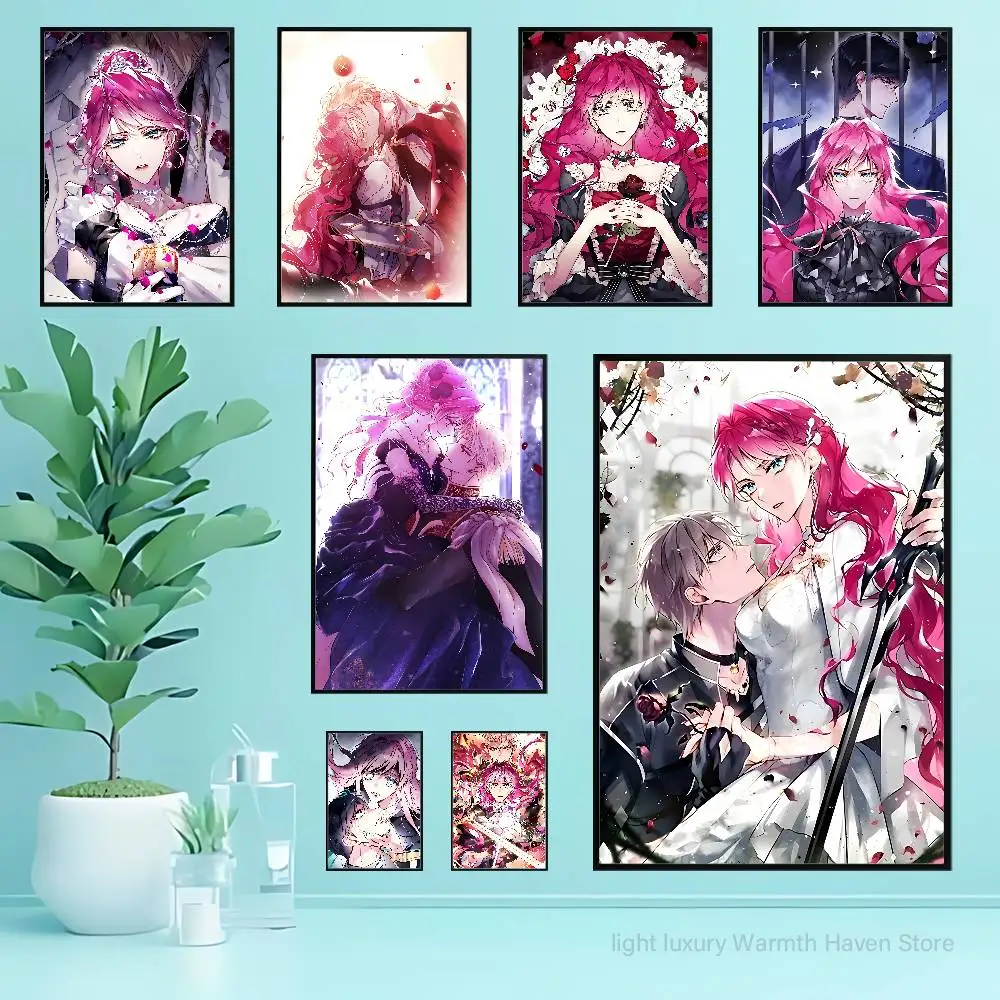 

Manga V-Villains Are Destined to Die Anime Wall Art Canvas Painting Poster For Living Room Home Decor Decoration Picture