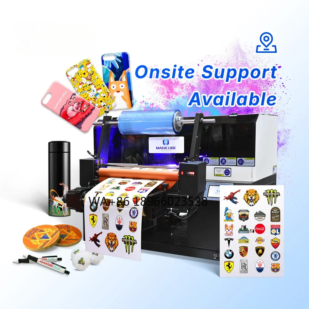 Easy Operate Official i3200-U1HD Head Flat and Roll Small All  in One Print photocopies Transfer AB DTF Film UV LED