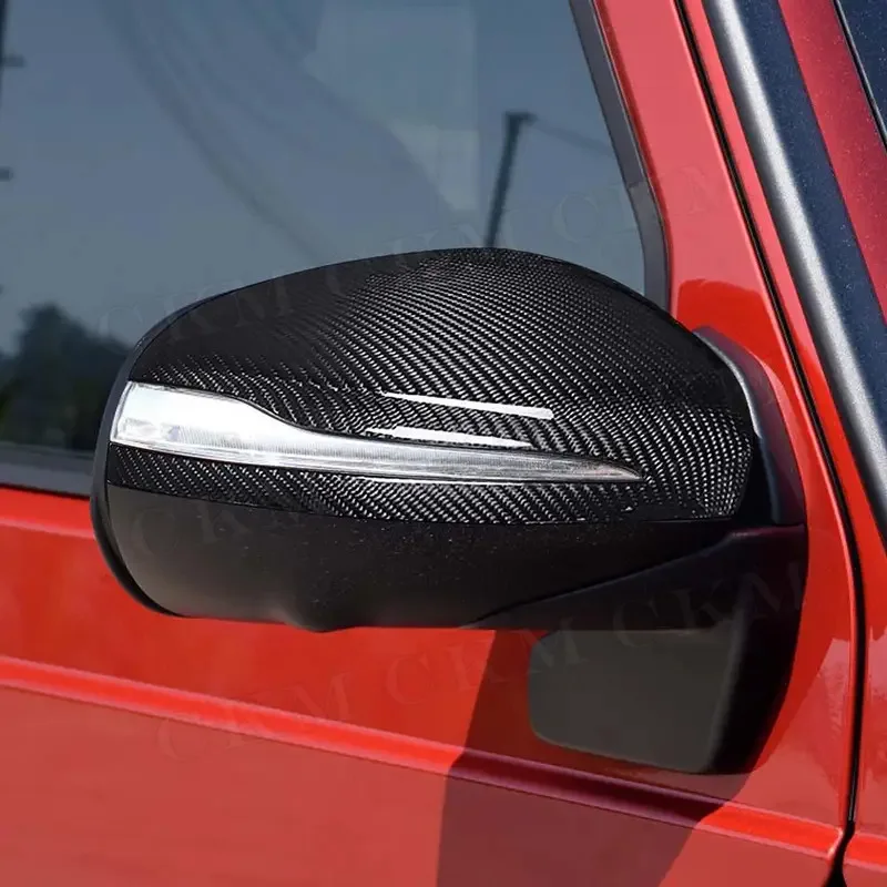 

Carbon Fiber Material Rearview Covers For G CLASS W464 G500 G63 2019 2020 Mirror Cover Caps