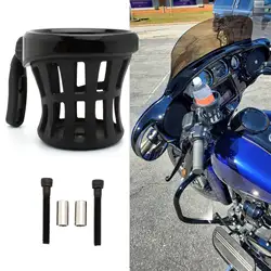 Motocicleta Cup Holder, Motocross Bicicleta Bottle Holder, Moto Drink Cup Bracket, Montado para Harley Road Glide Ultra Classic