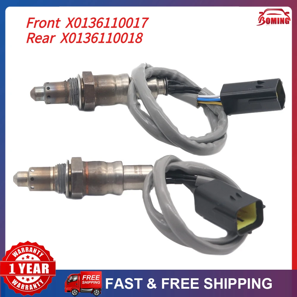 NEW Air Fuel Ratio Lambda O2 Oxygen Sensor For Li Auto L6 2024 1.5T Range Extender Engine Front X0136110017 Rear X0136110018