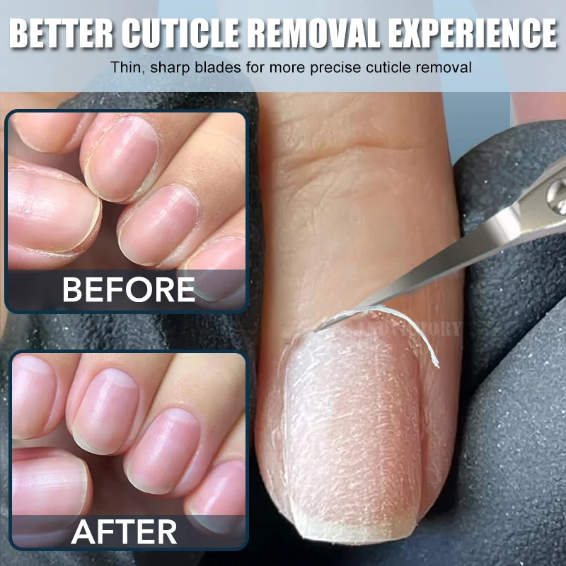 1Pcs Cuticle Scissors Nail Cuticle Clippers Trimmer Dead Skin Remover Stainless Steel Professional Nail Art Tools Cuticle Cutter