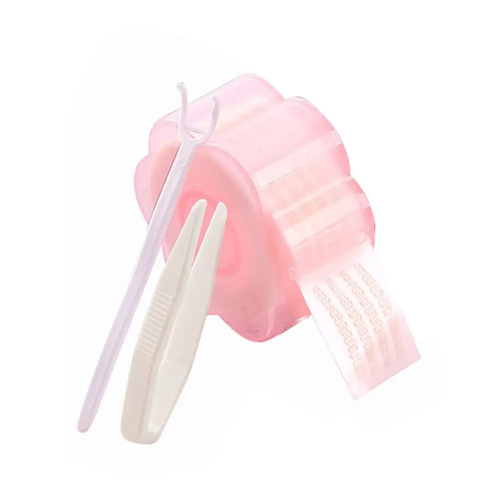 สติกเกอร์ติดเปลือกตาแบบใส 360 ชิ้น รูปทรงมะกอก ขนาด S/L ตาข่ายติดเปลือกตา ไม่ต้องใช้กาว ช่วยให้ดวงตาดูโตขึ้น เทปติดเปลือกตาแบบม้วน อุปกรณ์แต่งหน้า