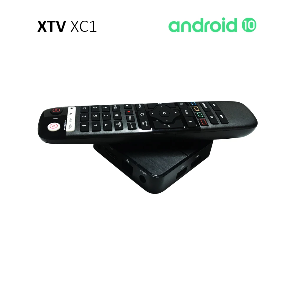 XTV XC1 Android 10 Stalker IP Streaming TV Box يدعم Xtream 4K HEVC H.265 BT5 WiFi5 2G 16G OTT فك التشفير