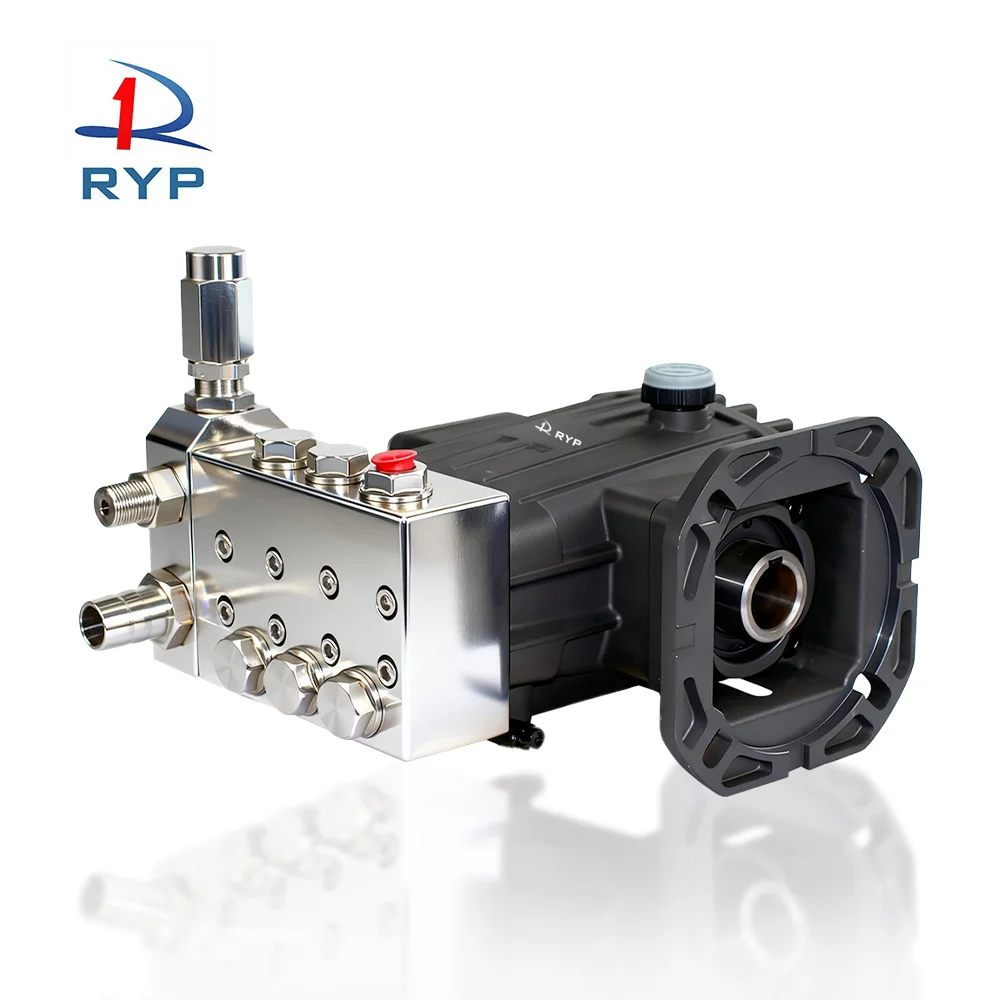RYP 1450RMP 50-150BAR 15.5L/min 3000-5500W Stainless Steel Adjustable Pressure High Pressure Plunger Water Pump