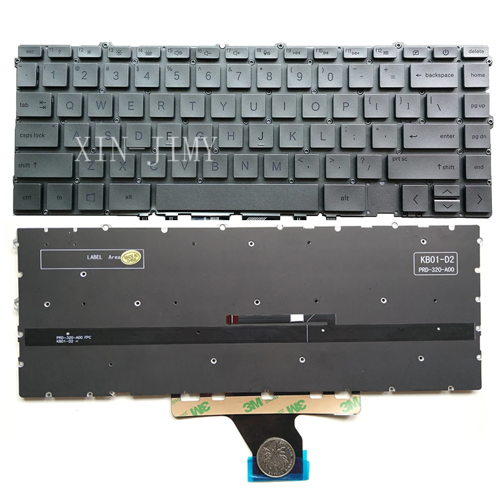 US New Laptop Keyboard For HP ENVY X360 13-BA 13T-BA 13-BD 13-AY TPN- C147 C14513-BA0000 13-BD0000 13-AY0000 13-BA0010NR Backlit