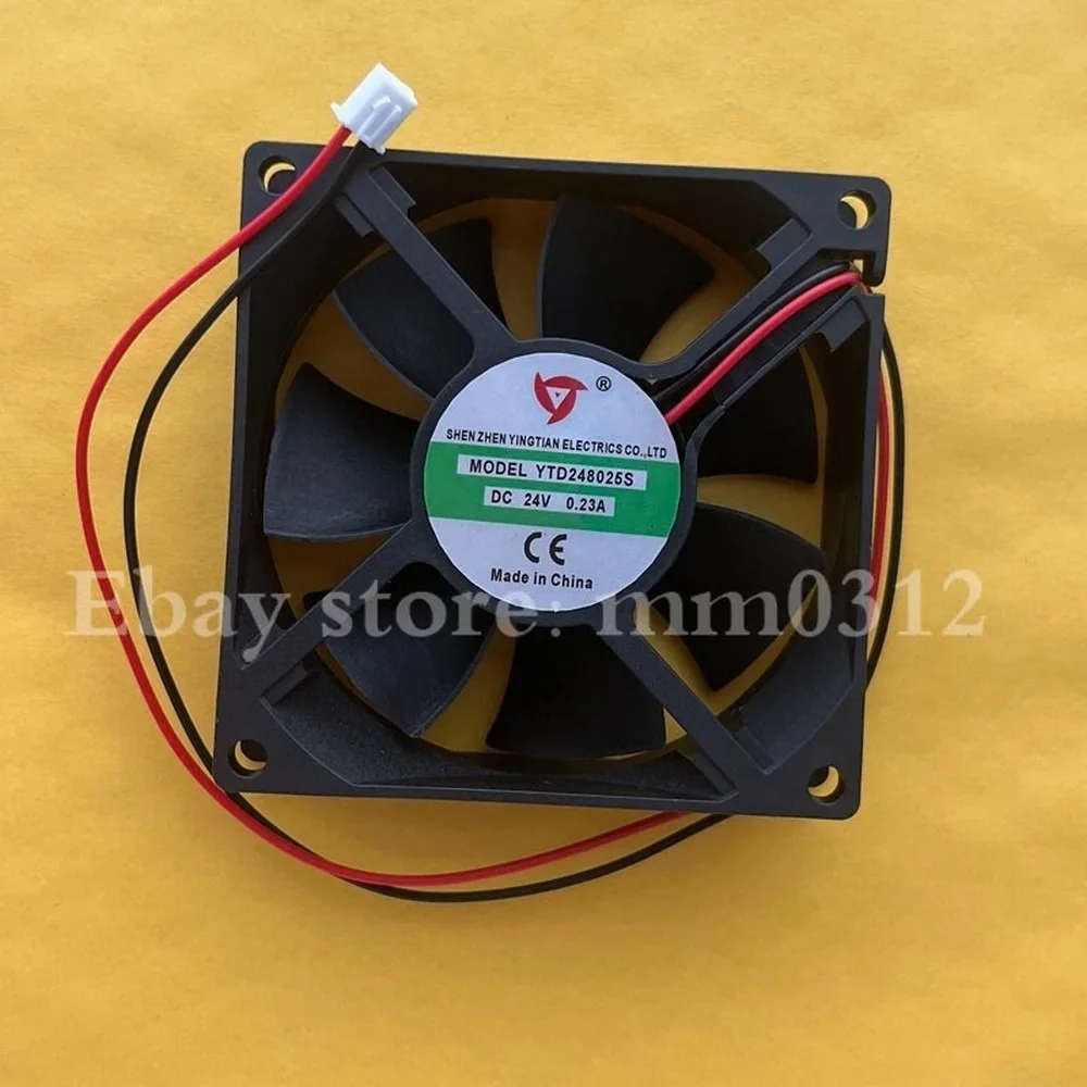 Вентилятор охлаждения инвертора YTD248025S DC24V 0.23A 8025 с 2-мя контактами, 1 шт.