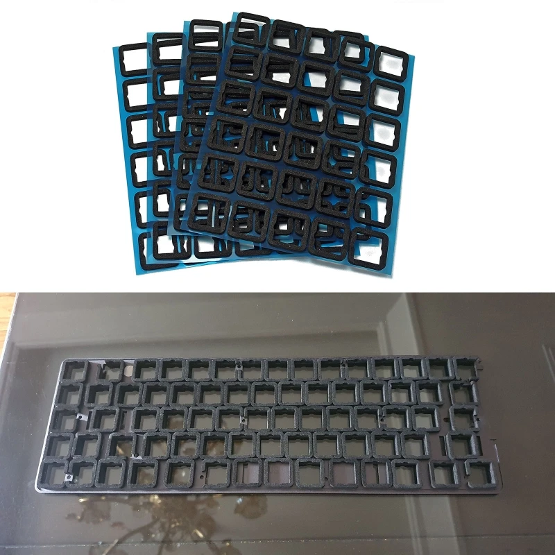 120pcs/Pack Mechanical Keyboard Sandwich Cotton Single Foam Asix Sticker